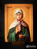 Икона "Святая Матрона Московская"+подставка