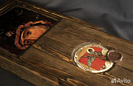 Коробка деревянная, подарочная для икон