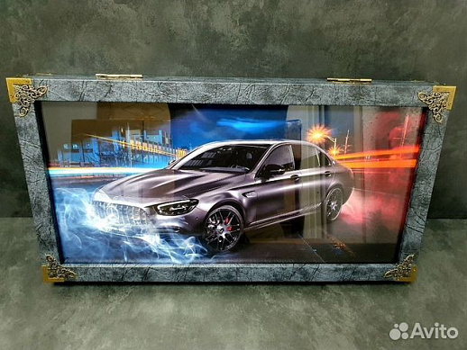 Дорогие нарды «BMW против Mercedes» купить с доставкой Дорогие нарды «BMW против Mercedes»