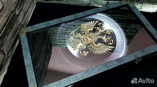 Коллекционные нарды «Герб России», арт. a4555047700 купить с доставкой Коллекционные нарды «Герб России», арт. a4555047700