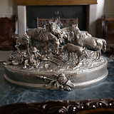 Бронзовая композиция "Привал"